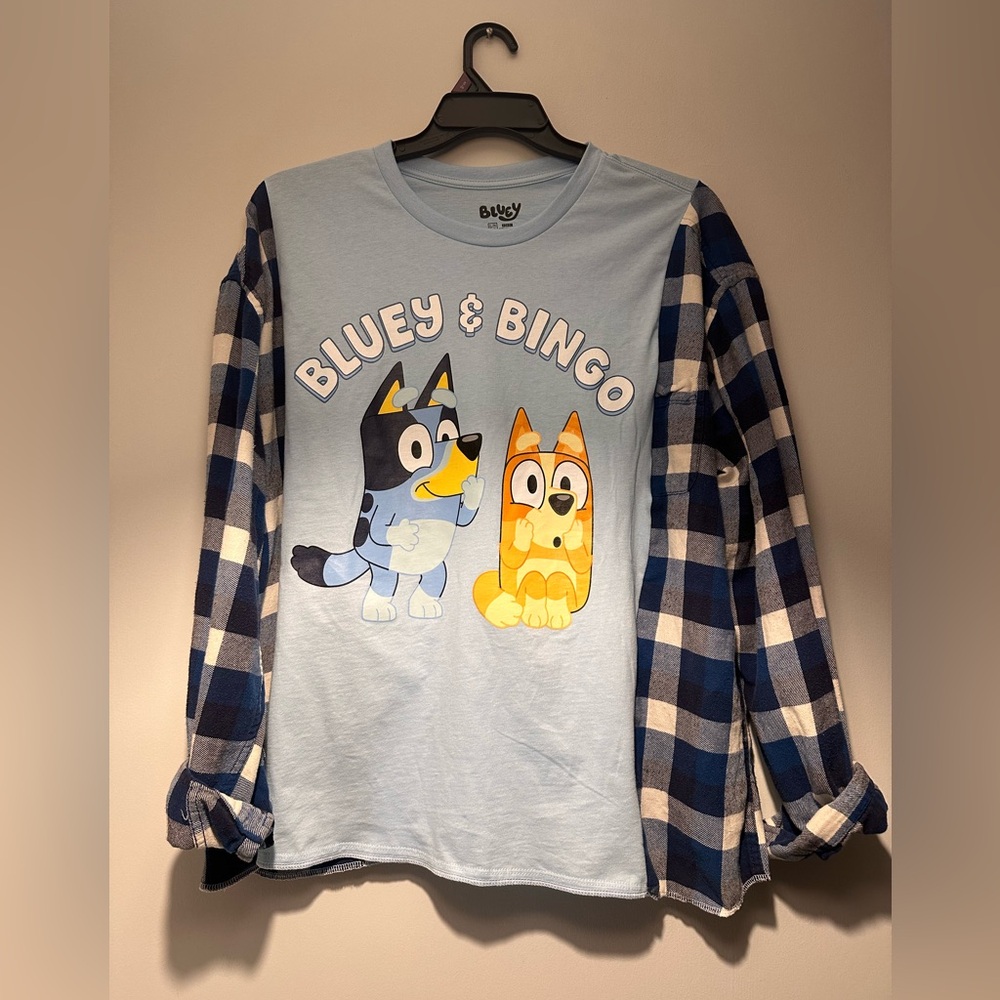 Reworked t shirt bluey